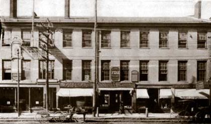 Brinley Hall, Worcester - where meetings were held for the First Universalist society of Worcester