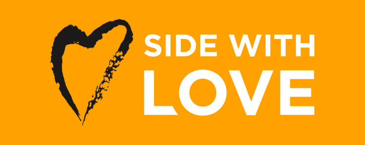 Side with Love banner