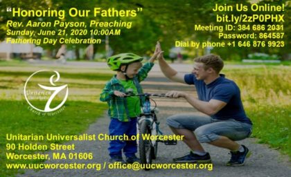 sermon panel for june 17, 2020 service - honoring our fathers