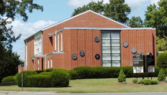 Exterior of the UU Church of Worcester