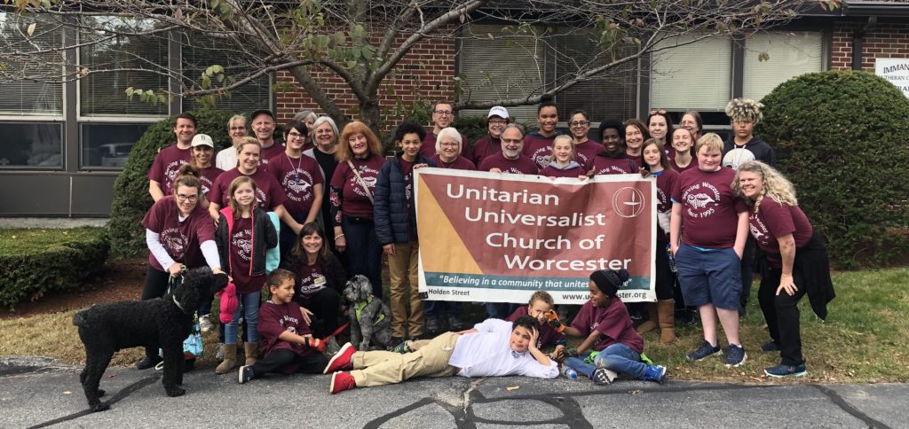 UUCW members participate in the annual CROP Walk to benefit the Loaves & Fishes Food Pantry