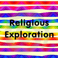 Religious exploration rainbow tapestry