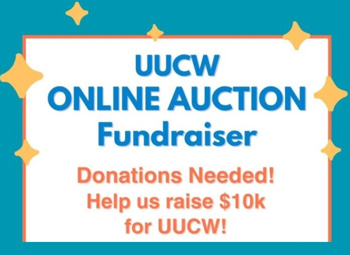 uucw online auction 2026 - donations needed